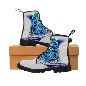 Butterflies Canvas Boots