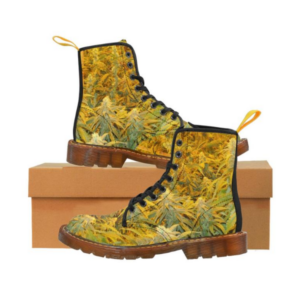 Cannabis Canvas Boots