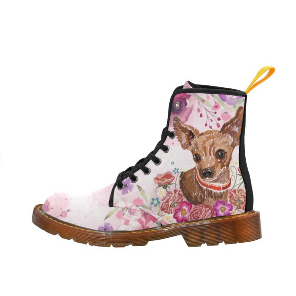 Chihuahua Dog Canvas Boots - Image 3