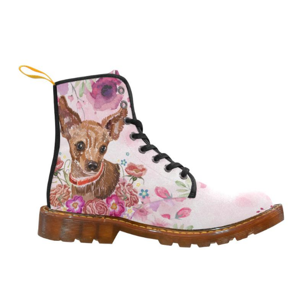 Chihuahua Dog Canvas Boots - Image 2