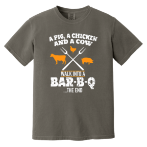 A Pig A Chicken Heavyweight Garment-Dyed T-Shirt