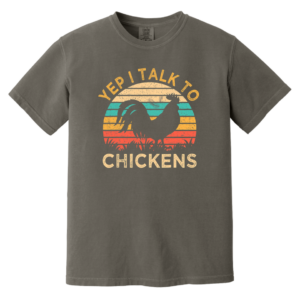 Chickens Vintage Funny Heavyweight Garment-Dyed T-Shirt