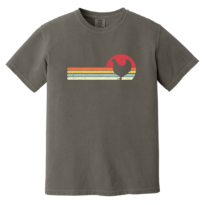 Chicken Shirt. Retro Heavyweight Garment-Dyed T-Shirt