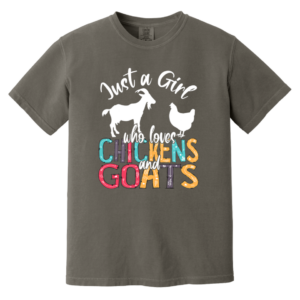 Cute Just A Girl Heavyweight Garment-Dyed T-Shirt