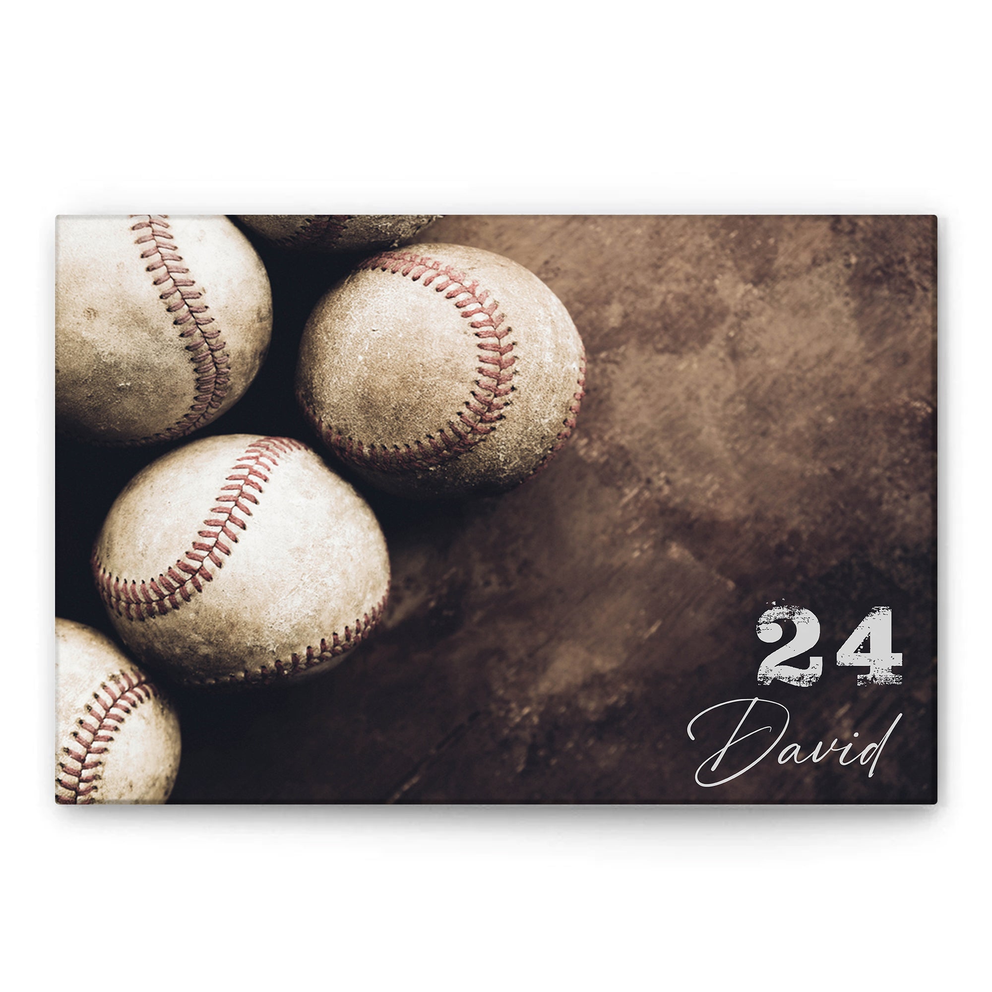 Personalized Baseball Poster & Canvas, Baseball Old Vintage Wall Art, Home Decor, Father's Day, Birthday Gift For Dad, Husband, Boy, Son