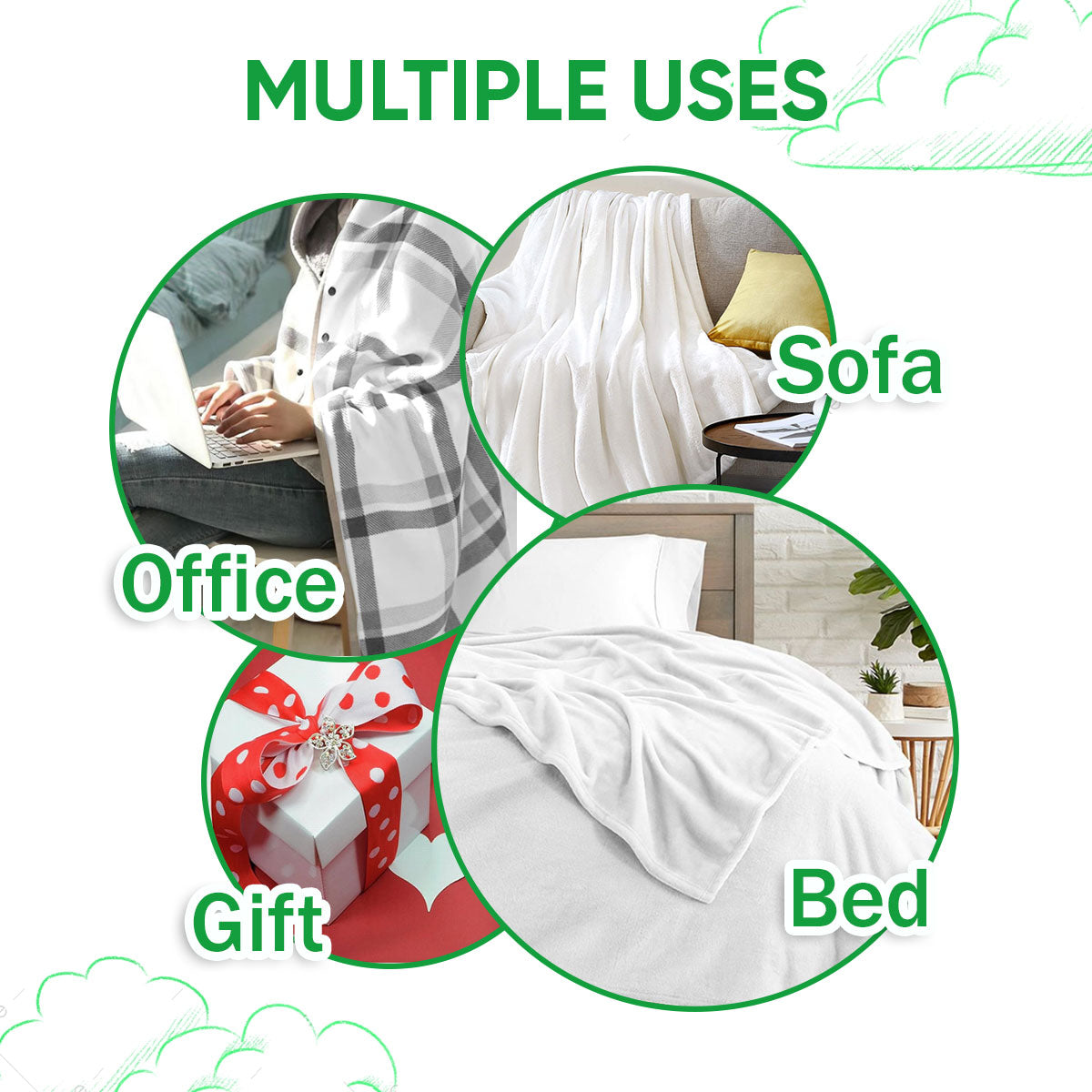 Personalized Football Blanket, American Football Boy Sherpa Fleece Blanket, Custom Name Soft Cozy Plush Throw Blanket