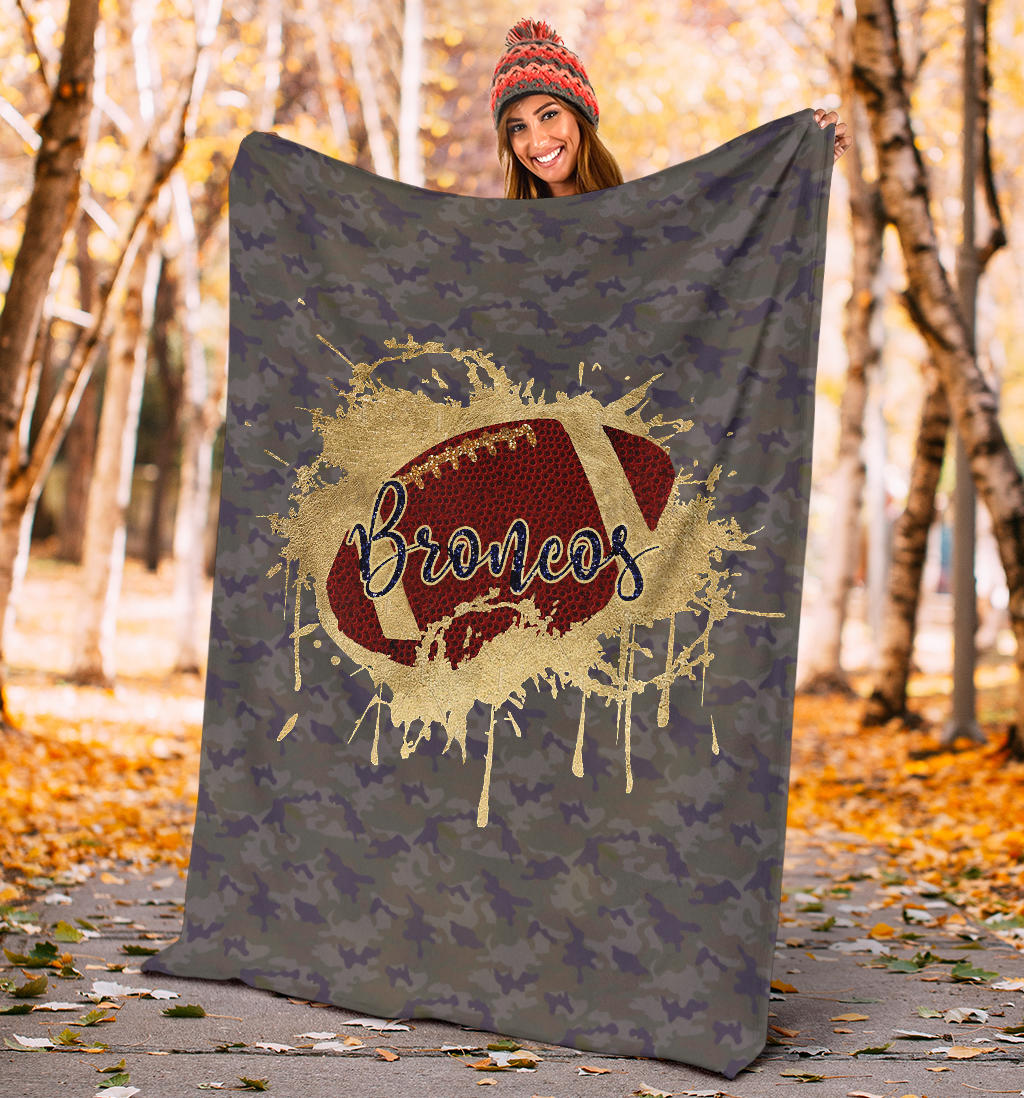 Personalized Football Blanket, American Football Boy Sherpa Fleece Blanket, Custom Name Soft Cozy Plush Throw Blanket